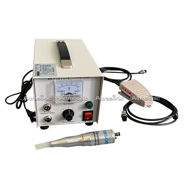 A Portable Cutting Machine 40khz 100w Ultrasonic Cutting Machine For Plastic Cutting